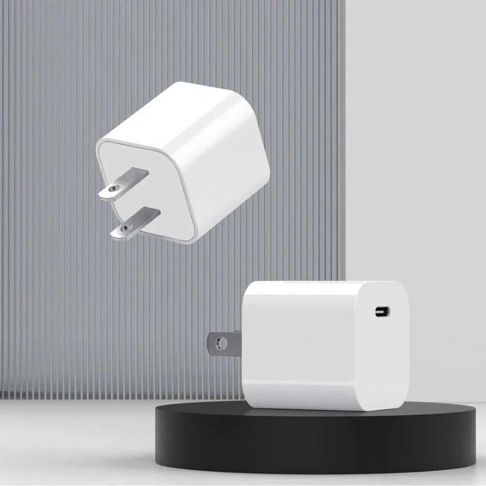 2 Pack - Type C adapter charger block